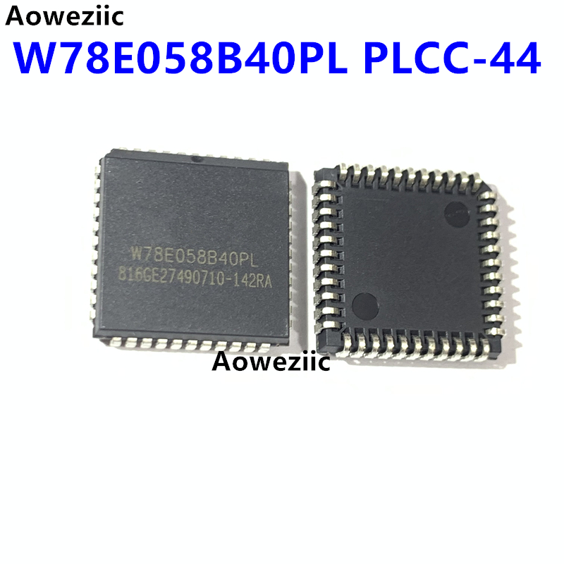 1个 W78E058B40PL PLCC-44 8位微控制器IC  32KB（32K x 8）闪存
