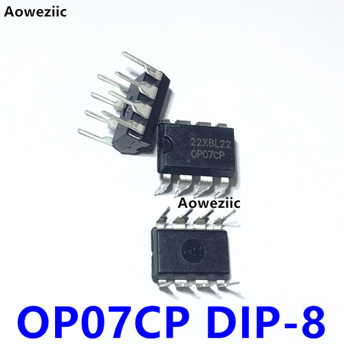 10个 OP07CP DIP-8 直插 OP07 低噪音运算放大器芯片IC 全新国产