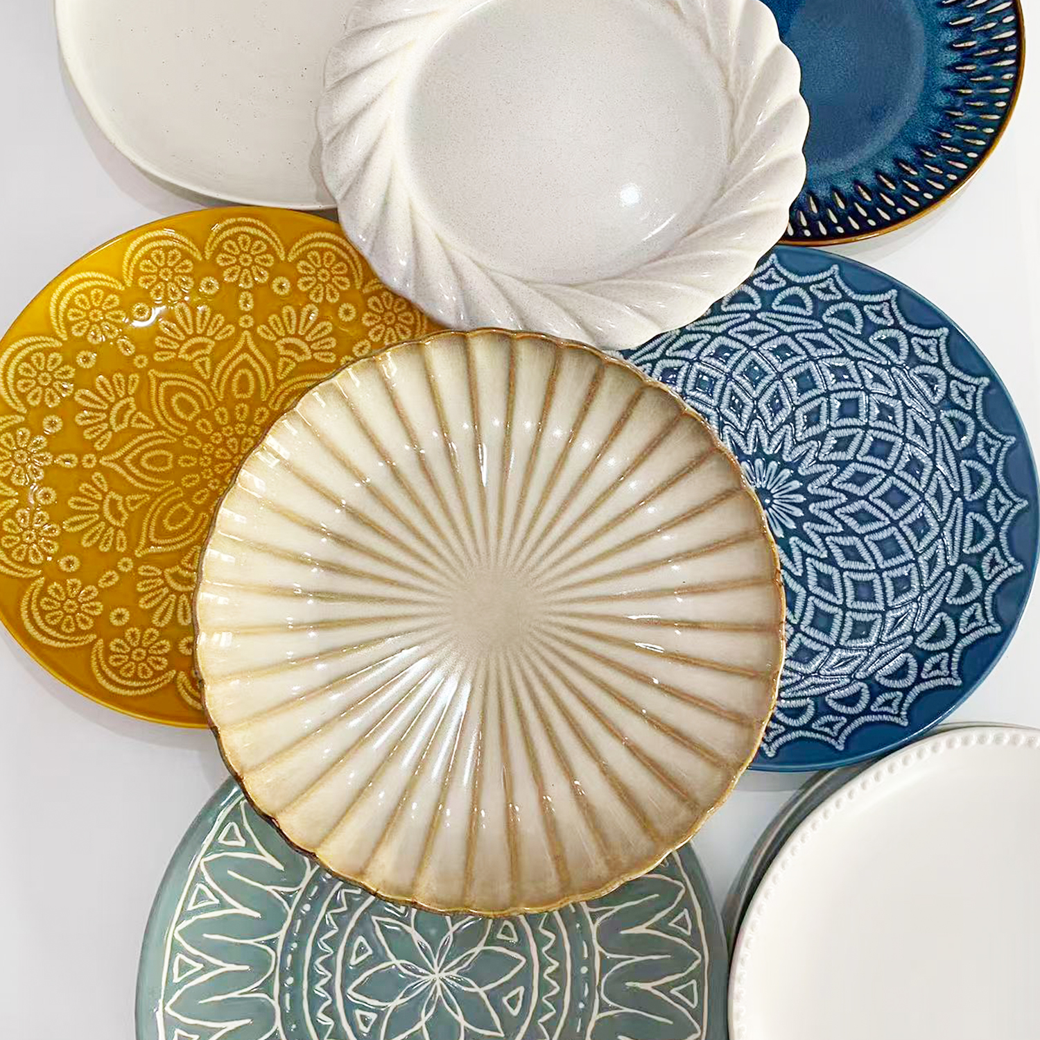 大盘陶瓷大众圆形欧式10寸