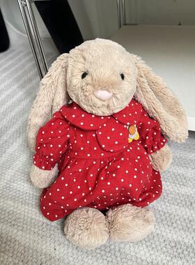 中号邦尼兔31cm36cm兔子玩偶着替毛衣裙子娃衣布娃娃手作娃衣配饰