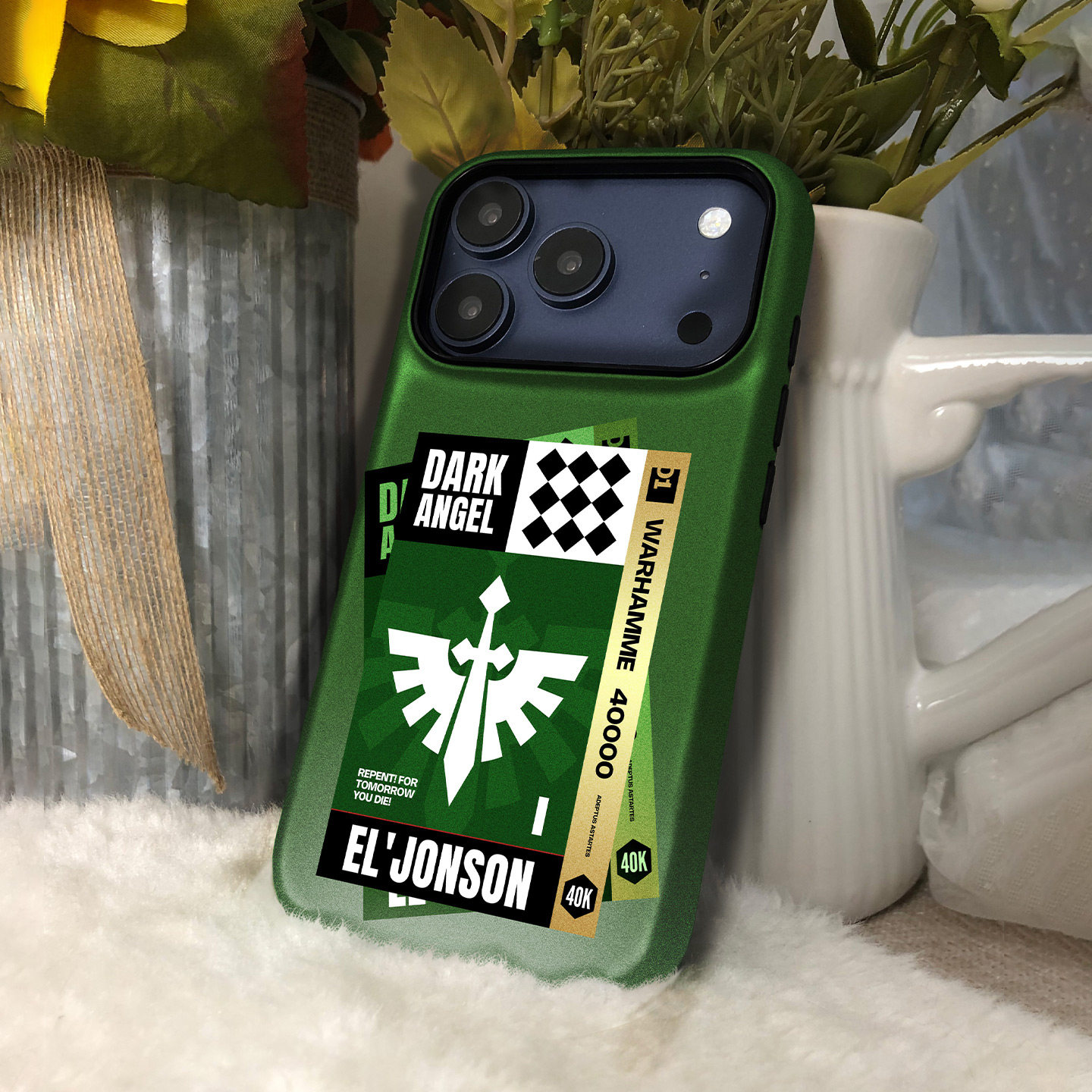 战锤40K手机壳菲林二合一适用于安卓iphone16promax星际战士17pro暗黑天使15plus钱妙丽の壁纸小屋