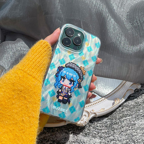 创意星街彗星手机壳像素风vtuber