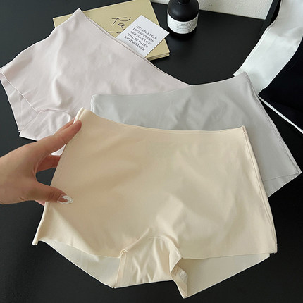 冰丝无痕安全裤内裤二合一7A抑菌防走光防尴尬2024夏季新款打底裤