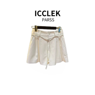 百搭高腰显瘦减龄通勤短裤 ICCLEK 早秋夏时尚 2025新款 5775 PARSS