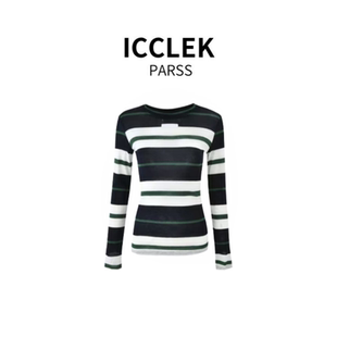 早秋轻奢简约气质名媛圆领针织打底衫 2025新款 5928 PARSS ICCLEK