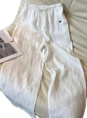 ICCLEK PARSS 2025夏季新款时尚百搭高腰显瘦直筒休闲裤-5458