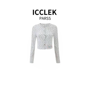 早秋夏时尚 2025新款 百搭圆领修身 显瘦长袖 5739 ICCLEK 开衫 PARSS