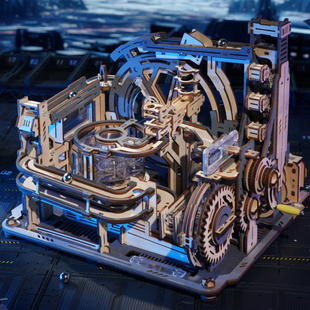 ROKR若客模型拼装高难度手工积木拼图拼板玩具送儿童孩子生日礼物