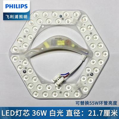 飞利浦吸顶灯led灯芯磁吸灯贴灯条替换芯灯盘灯板高亮节能照明灯