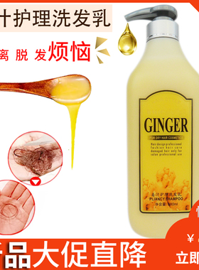 正品哲柔姜汁洗发水护理改善发质洗发乳生姜洗发水去屑止痒 980ml
