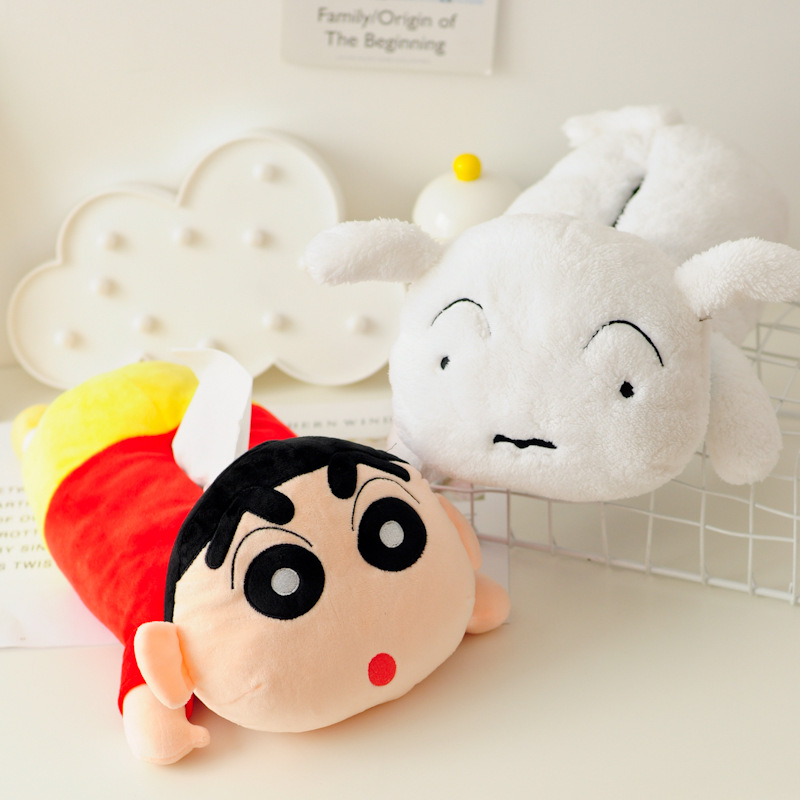 蜡笔小新纸巾盒日系可爱办公室