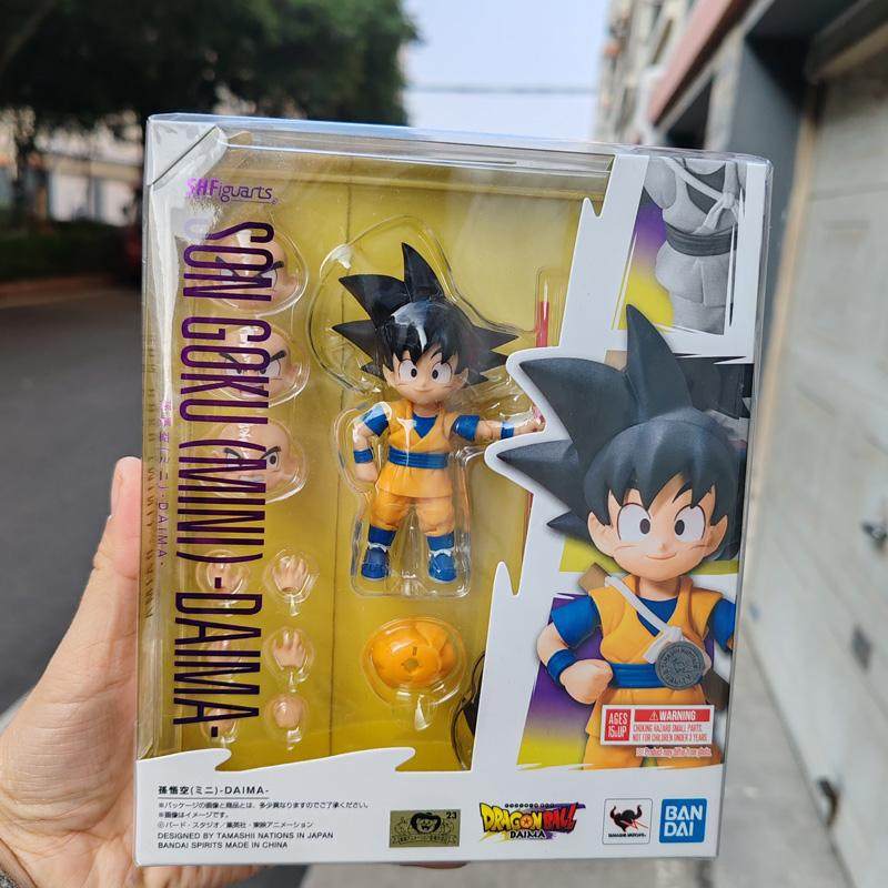 日版现货正品龙珠万代悟空黑发黄发童年可动手办