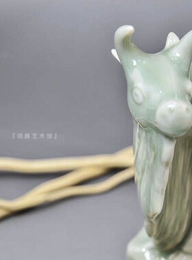 龙泉青瓷雕塑摆件推荐