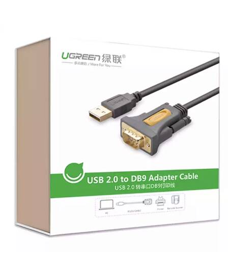 绿联usb转rs232串口线转接线