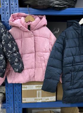 【直播断码清】出口外贸1-12岁童装女童棉服连帽外套