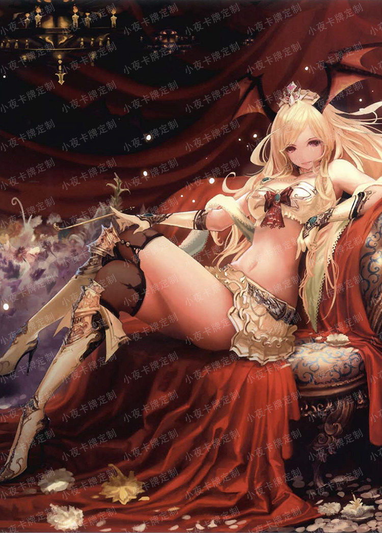 巴哈姆特之怒美少女第一季150张 桌游卡牌DIY美图收藏幻想手游