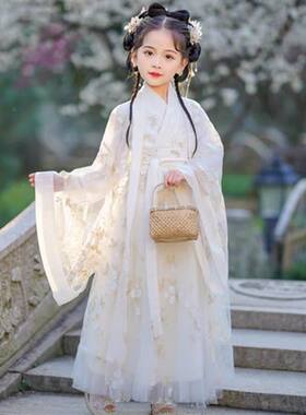 汉服女童2026新款儿童古风演出服