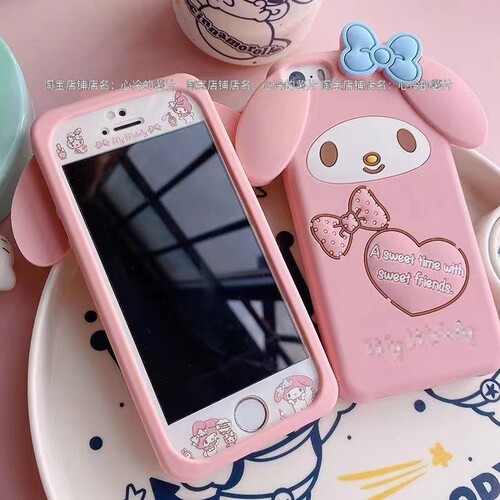 美乐蒂玉桂狗iphone4s/5/6/7/8手机壳苹果16/15/14/13全包12女xr