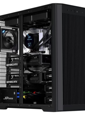 先马AI SUPER服务器机箱EATX双路X99双显卡多机械硬盘位电脑机箱