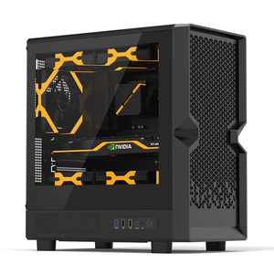 金河田简誉昊电脑机箱台式主机宽体diy玻璃侧透MATX240水冷机箱