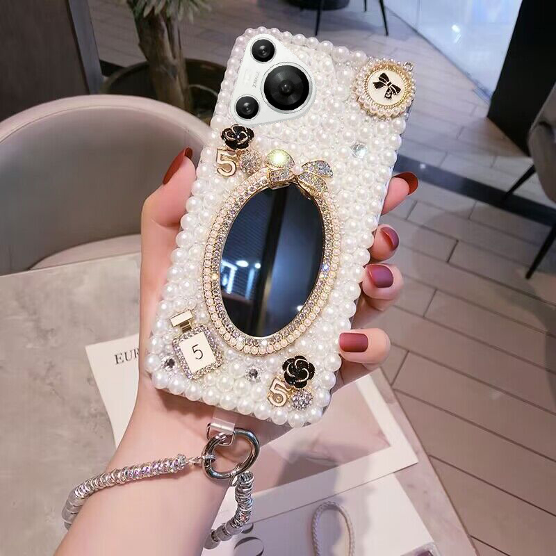 华为Mate70补妆镜子手机壳高级感