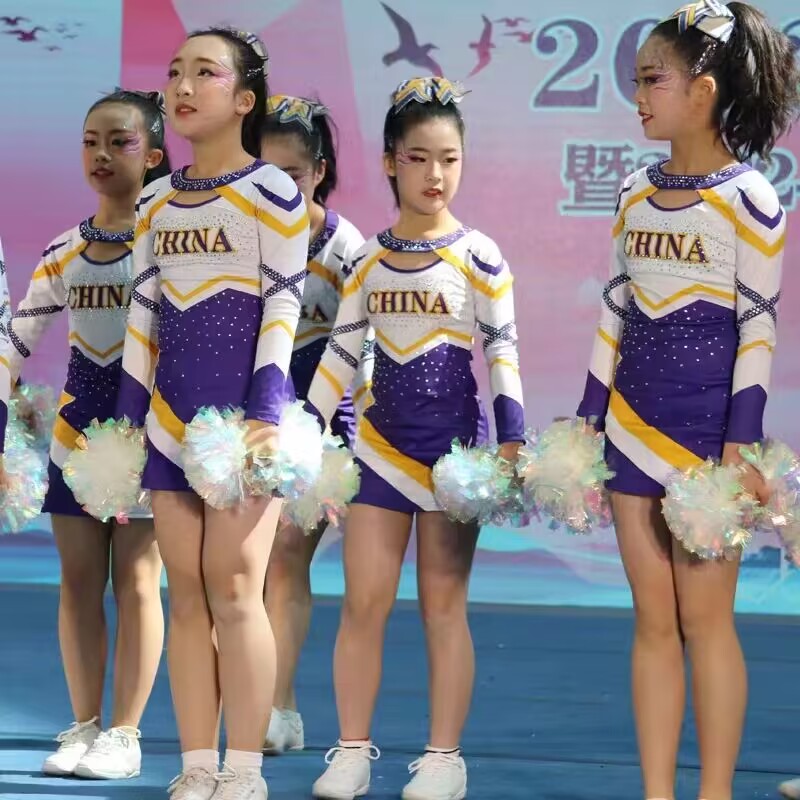 啦啦操啦啦队演出服儿童啦啦队
