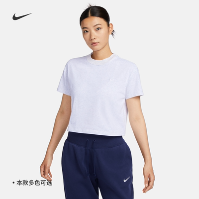 Nike耐克复古休闲纯棉女T恤