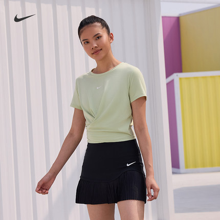 Nike耐克官方ONE LUXE女速干短款短袖上衣夏季新款柔软T恤HF6182