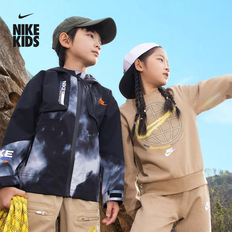 Nike耐克官方NIKE FUTURA 幼童三防户外夹克IO6123