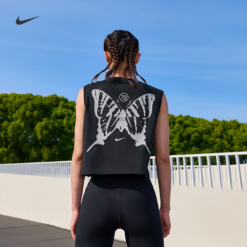耐克女子速干无袖跑步T恤夏季新款宽松NIKE SWIFT DRI-FIT IM0632