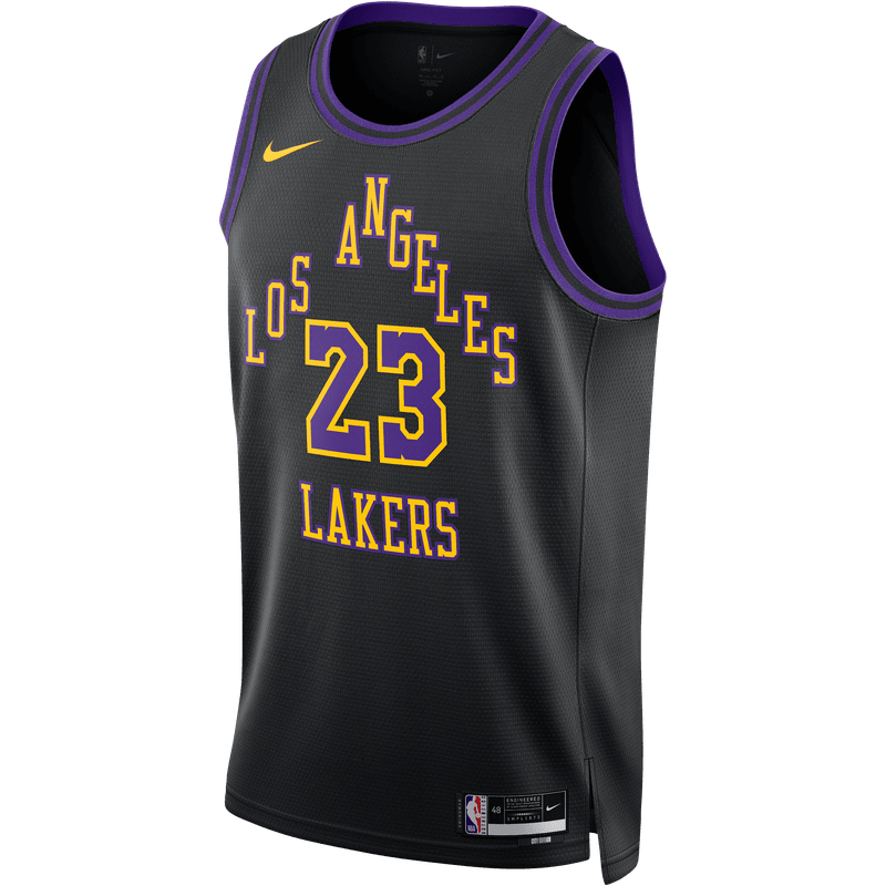 Nike耐克湖人队NBA速干男子球衣
