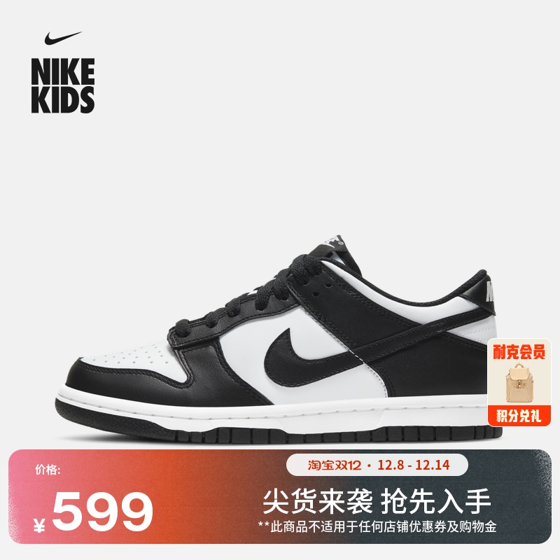 Nike耐克Dunk复古大童运动鞋板鞋