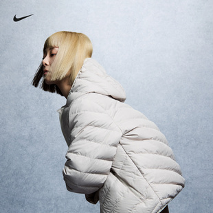 耐克女子连帽羽绒夹克冬季新款保暖羽绒服NIKE THERMA-FIT IF5884