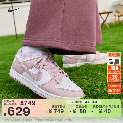Nike耐克Dunk胶底女子运动鞋板鞋
