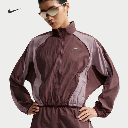 Nike耐克防泼水防晒女子跑步夹克