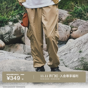 耐克男子梭织工装口袋长裤秋冬机能风刺绣塔夫绸NIKE CLUB HJ1991