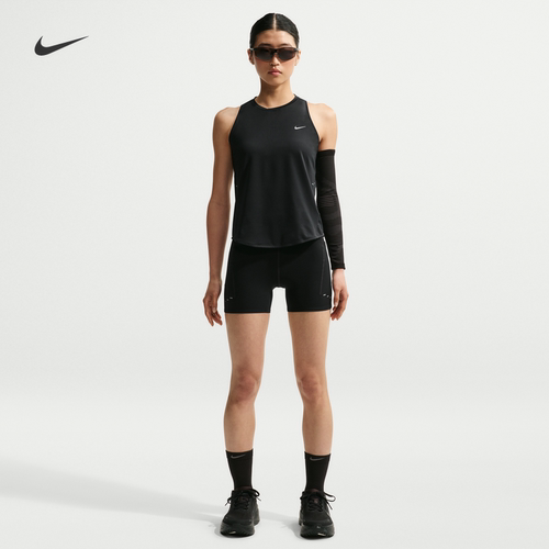 Nike耐克速干女高腰紧身跑步短裤