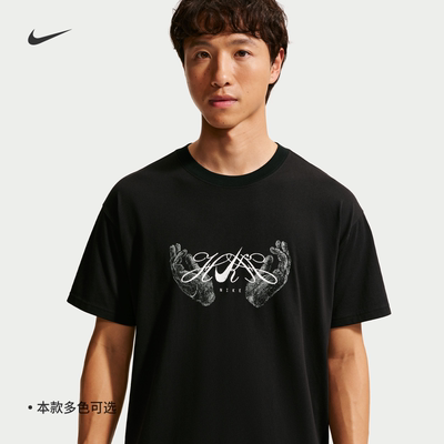 Nike耐克纯棉半袖男子短袖T恤