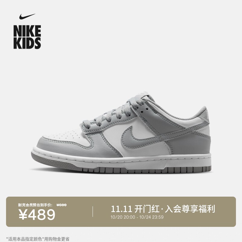 Nike耐克DUNK青少年运动鞋板鞋