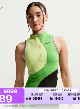耐克女子专业速干网球连衣裙夏季透气NIKE SLAM DRI-FIT II3137
