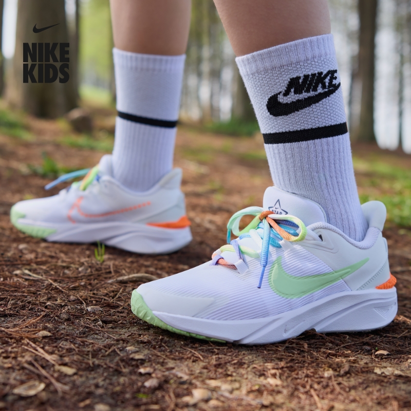 Nike耐克官方男女童STAR RUNNER4大童公路跑步童鞋夏季新款FN4979