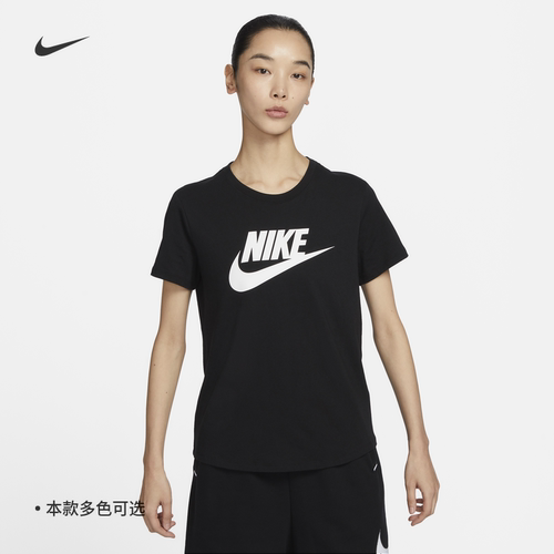 Nike耐克纯棉半袖标志女短袖T恤