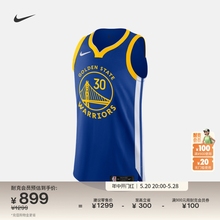 Nike耐克官方2020赛季金州勇士队NBA男子速干球衣夏季开衩CW3444