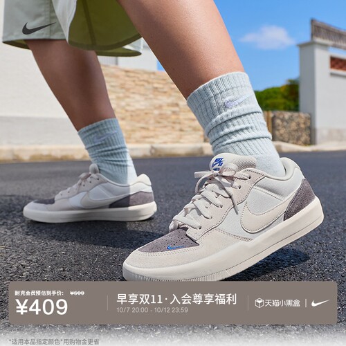 Nike耐克低帮陆冲男子平底滑板鞋