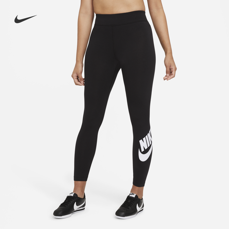 Nike耐克印花高腰柔软女子紧身裤