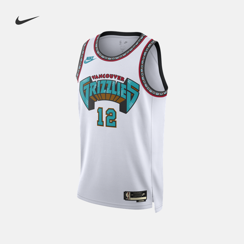 Nike耐克官方2024/25赛季孟菲斯灰熊队NBA男子速干球衣