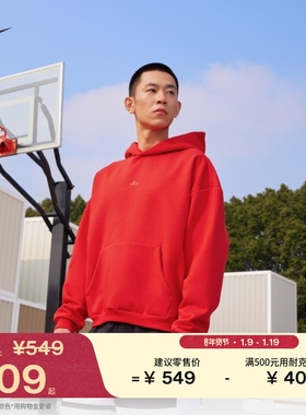 耐克篮球小标系列男子户外套头连帽衫春季NIKE THERMA-FIT IM5919