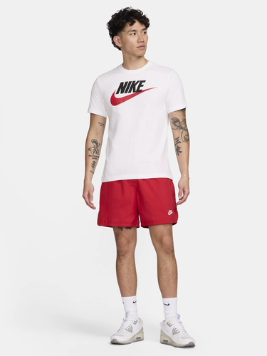 Nike, хлопковая трикотажная спортивная мягкая комфортная футболка с коротким рукавом с круглым воротником