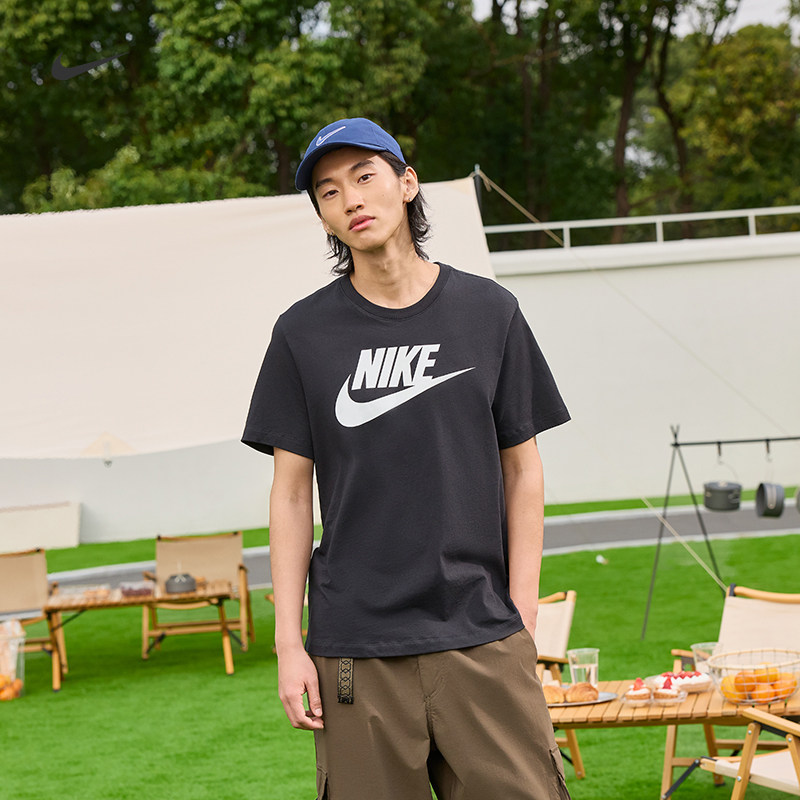 耐克男子纯棉针织T恤春季运动圆领亲肤柔软舒适耐穿NIKE AR5005,运动服/休闲服装,运动T恤,淘宝优惠券,粉丝福利购,淘宝优惠卷