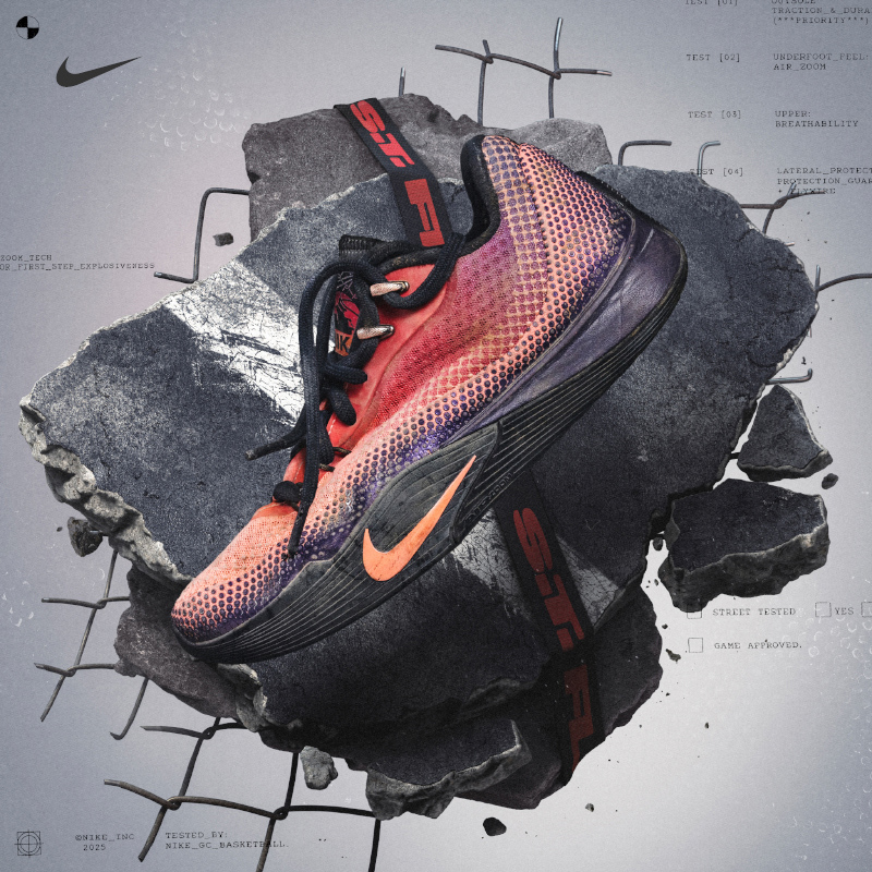 Nike耐克气焰耐磨抗扭实战篮球鞋